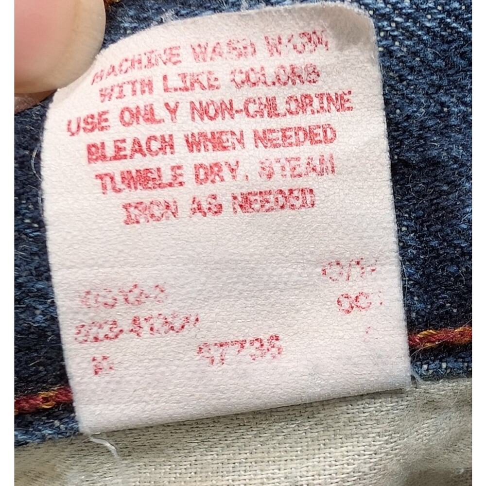 Arizona Jeans Blue Original Straight Fit Cotton Men's Size 36 x 34 - Picture 9 of 9